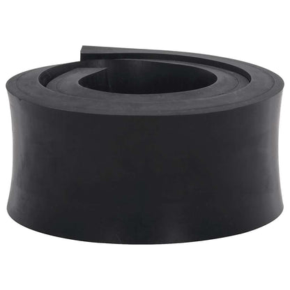 vidaXL Rubber Edge for Snow Plow Black 120x8x2 cm