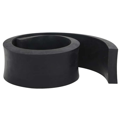 vidaXL Rubber Edge for Snow Plow Black 120x8x2 cm