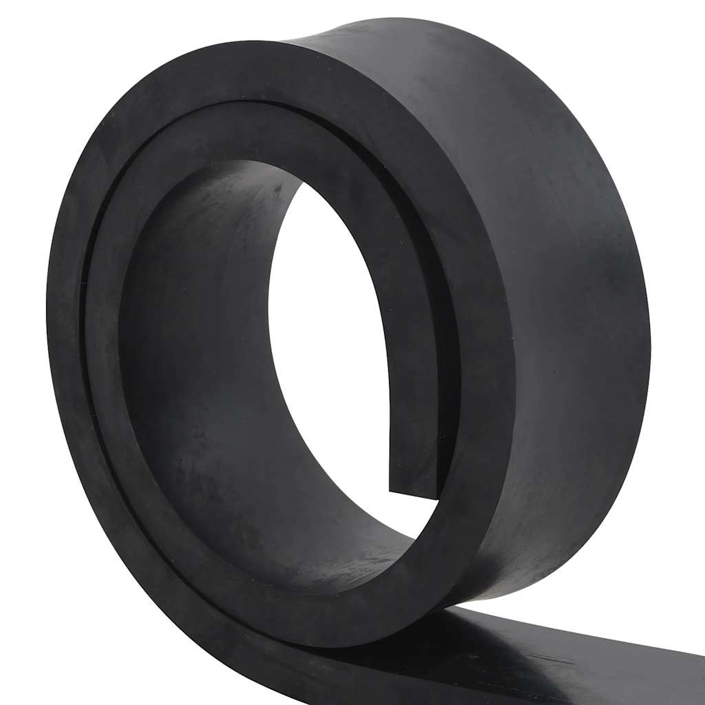 vidaXL Rubber Edge for Snow Plow Black 180x8x2 cm