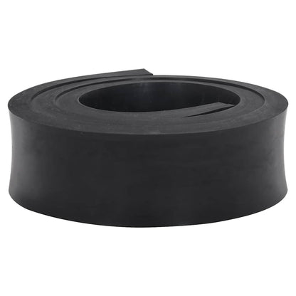 vidaXL Rubber Edge for Snow Plow Black 200x8x2 cm