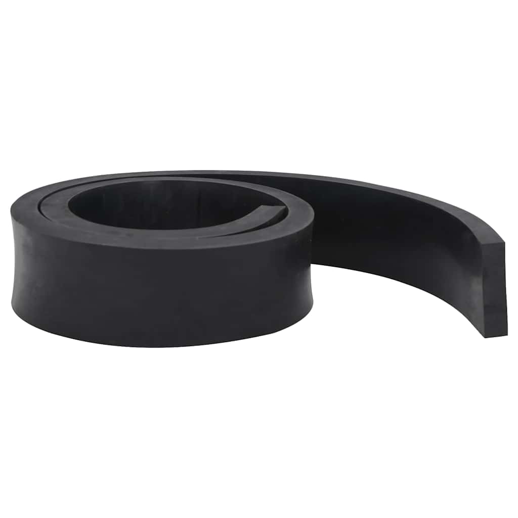vidaXL Rubber Edge for Snow Plow Black 200x8x2 cm