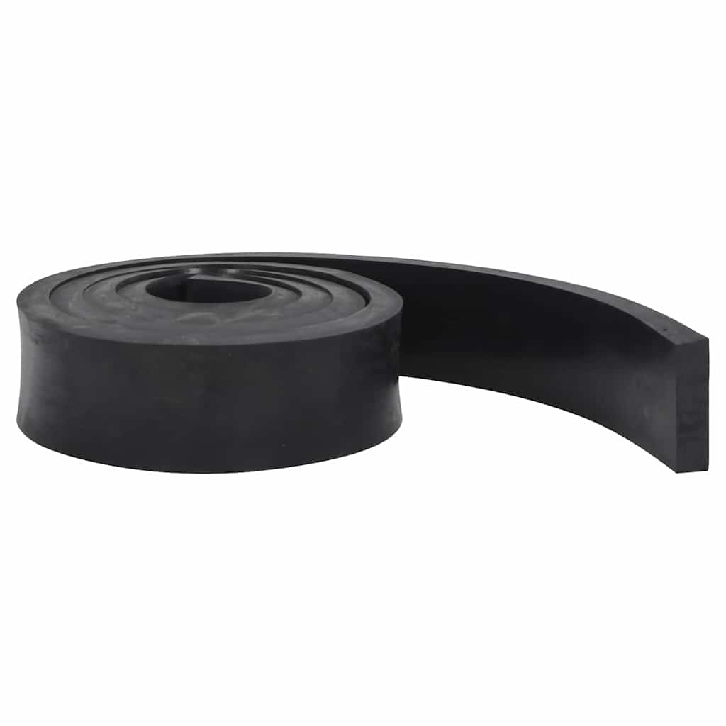 vidaXL Rubber Edge for Snow Plow Black 250x8x2 cm