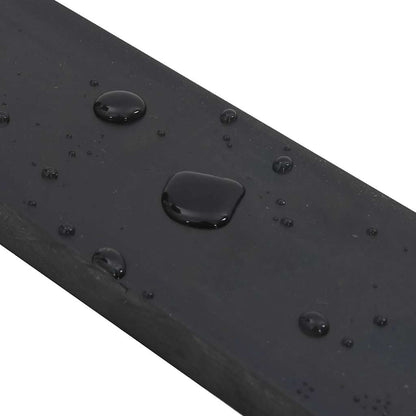 vidaXL Rubber Edge for Snow Plow Black 250x8x2 cm
