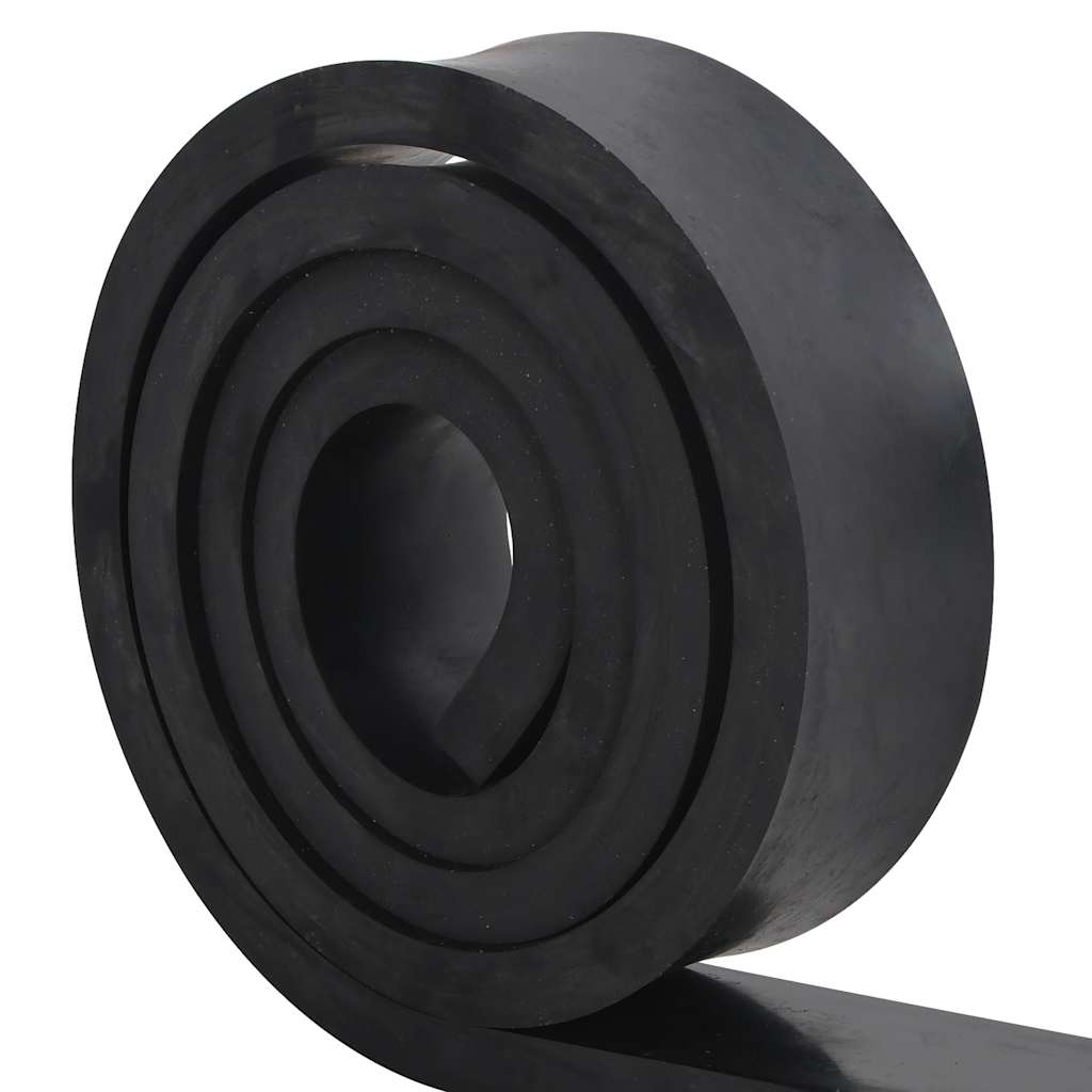 vidaXL Rubber Edge for Snow Plow Black 300x8x2 cm
