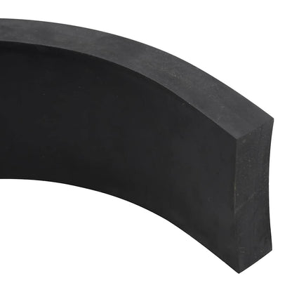 vidaXL Rubber Edge for Snow Plow Black 300x8x2 cm