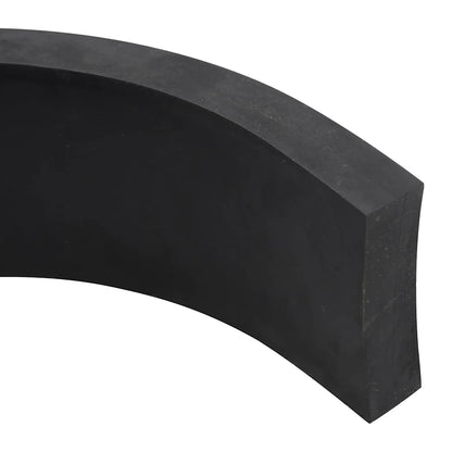 vidaXL Rubber Edge for Snow Plow Black 180x10x2 cm