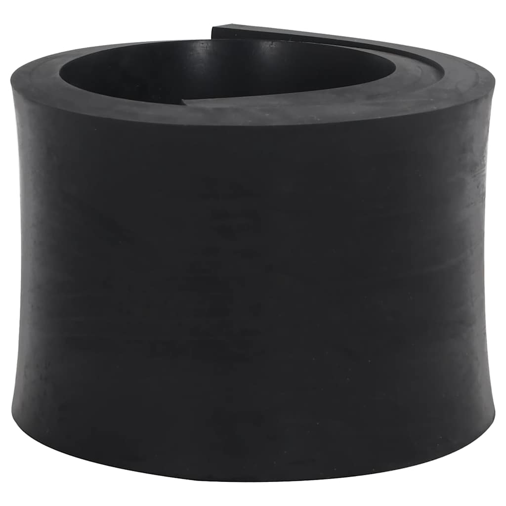 vidaXL Rubber Edge for Snow Plow Black 120x15x2 cm