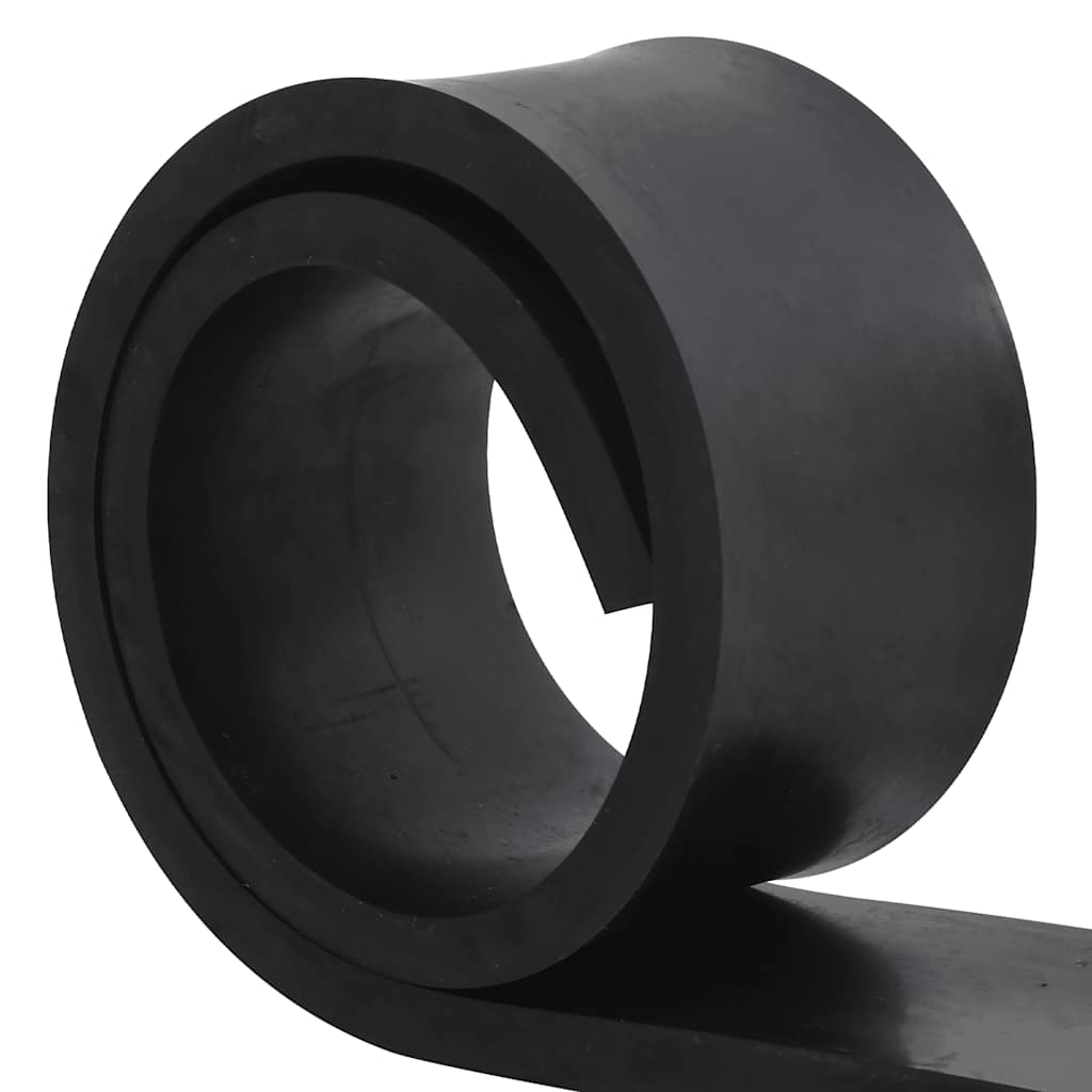 vidaXL Rubber Edge for Snow Plow Black 120x15x2 cm