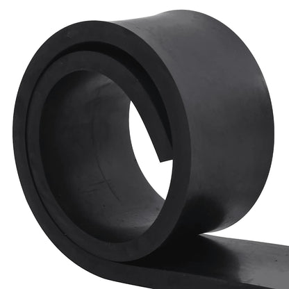 vidaXL Rubber Edge for Snow Plow Black 120x15x2 cm