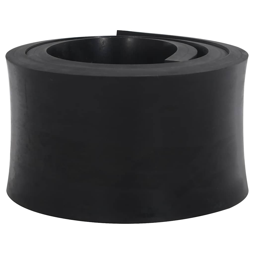 vidaXL Rubber Edge for Snow Plow Black 180x15x2 cm