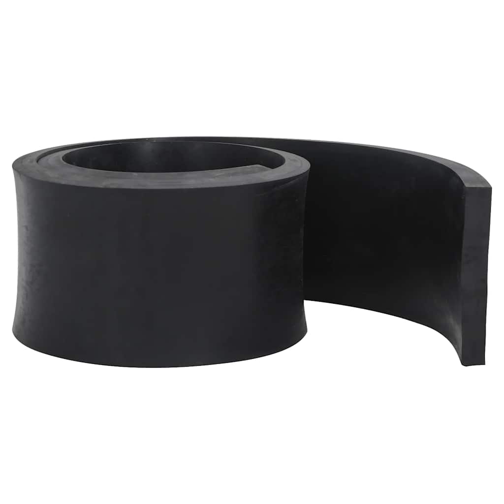 vidaXL Rubber Edge for Snow Plow Black 180x15x2 cm