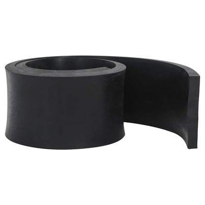 vidaXL Rubber Edge for Snow Plow Black 180x15x2 cm