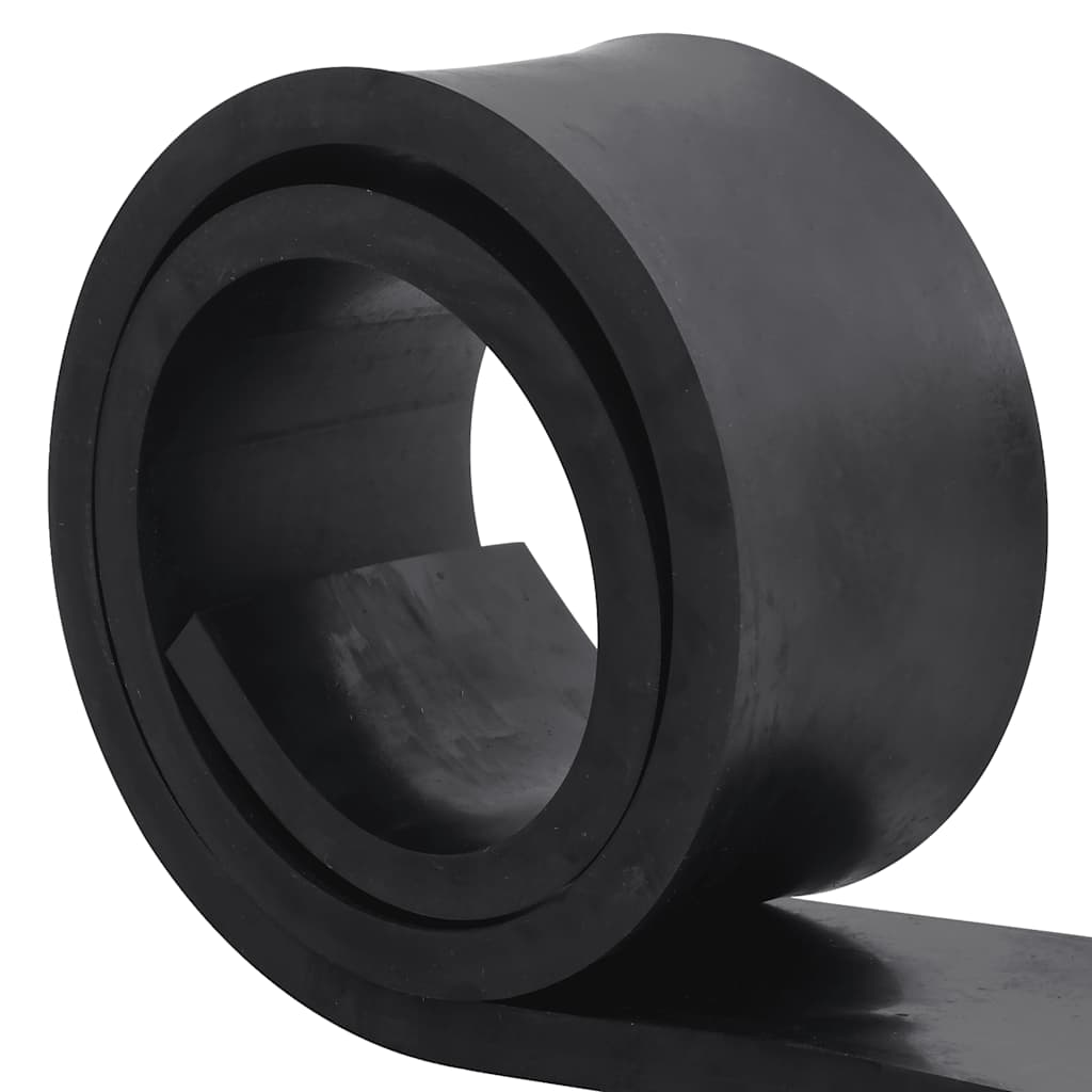 vidaXL Rubber Edge for Snow Plow Black 180x15x2 cm