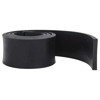 vidaXL Rubber Edge for Snow Plow Black 250x15x2 cm