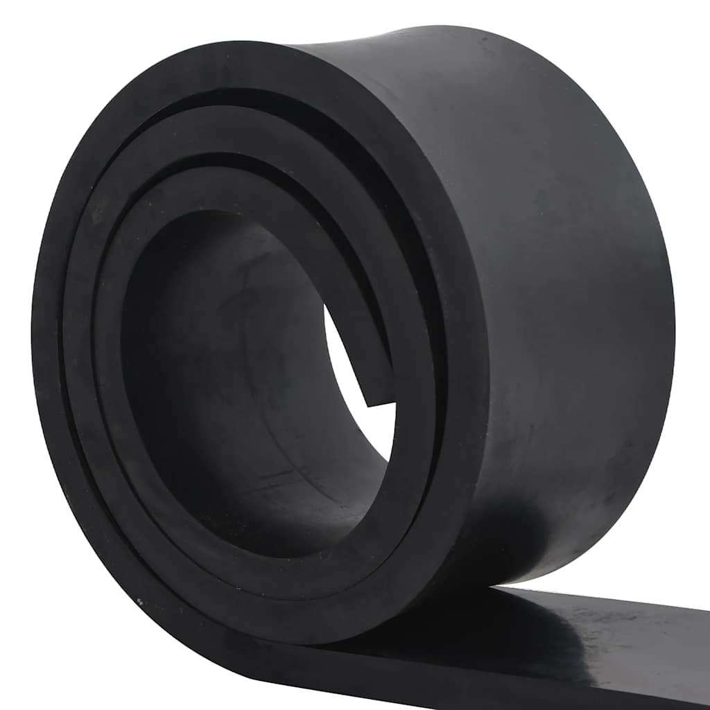 vidaXL Rubber Edge for Snow Plow Black 250x15x2 cm