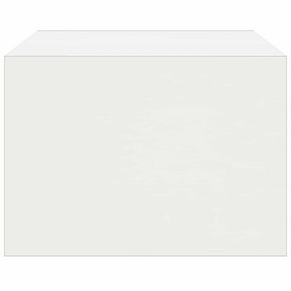 vidaXL TV Cabinet with LED Lights White 75x35.5x25 cm
