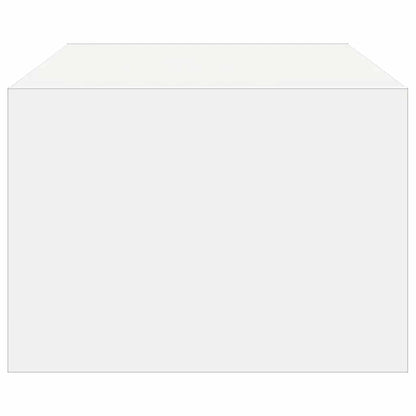 vidaXL TV Cabinet with LED Lights White 100X35.5x25 cm