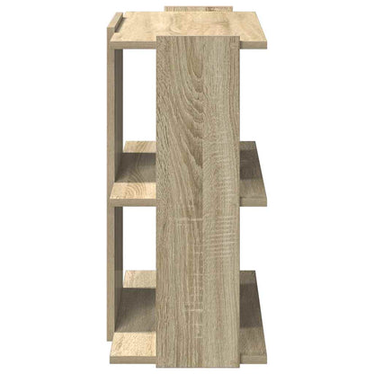 vidaXL Bookcase 3-Tier Sonoma Oak 60x30x60 cm Engineered Wood