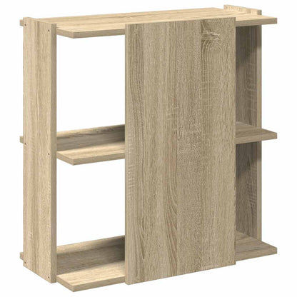 vidaXL Bookcase 3-Tier Sonoma Oak 60x30x60 cm Engineered Wood