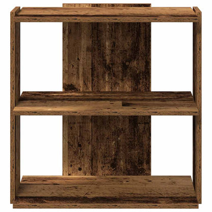 vidaXL Bookcase 3-Tier Old Wood 60x30x60 cm Engineered Wood