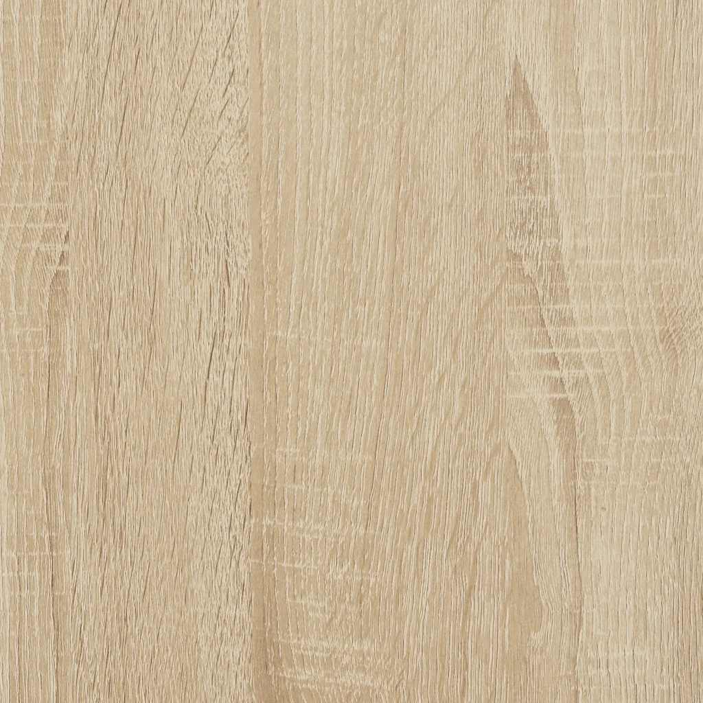 vidaXL Bookcase 3-Tier Sonoma Oak 60x30x80 cm Engineered Wood