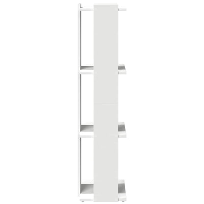 vidaXL Bookcase 3-Tier White 60x30x120 cm Engineered Wood