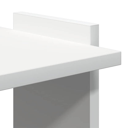vidaXL Bookcase 3-Tier White 60x30x120 cm Engineered Wood
