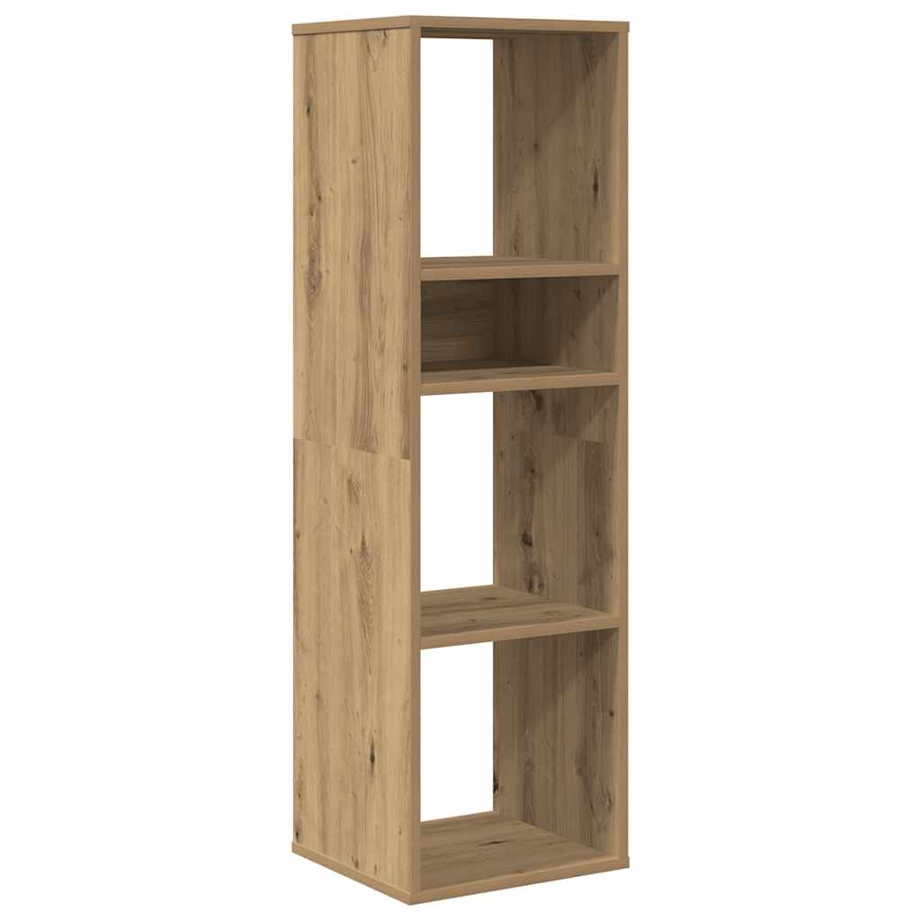 vidaXL Book Cabinet Artisan Oak 34x31x112 cm Engineered Wood