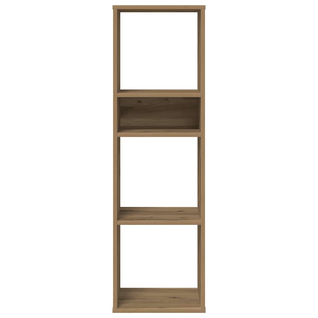vidaXL Book Cabinet Artisan Oak 34x31x112 cm Engineered Wood