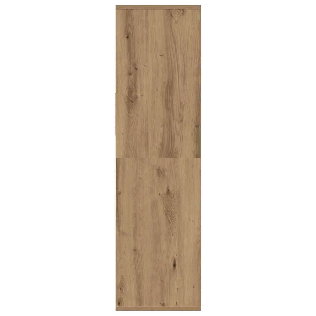vidaXL Book Cabinet Artisan Oak 34x31x112 cm Engineered Wood
