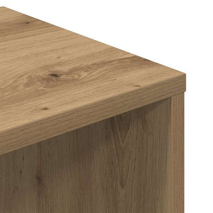 vidaXL Book Cabinet Artisan Oak 34x31x112 cm Engineered Wood