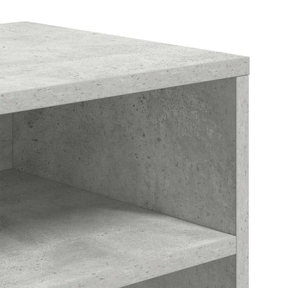 vidaXL Book Cabinet Concrete Grey 66x31x80 cm Engineered Wood