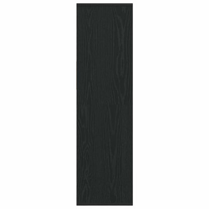 vidaXL Book Cabinet Black 34x31x112 cm Engineered Wood