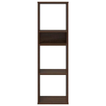 vidaXL Book Cabinet Brown Oak 34x31x112 cm Engineered Wood