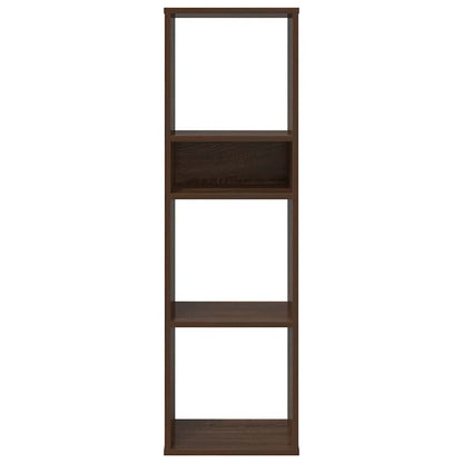 vidaXL Book Cabinet Brown Oak 34x31x112 cm Engineered Wood