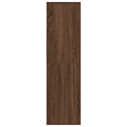 vidaXL Book Cabinet Brown Oak 34x31x112 cm Engineered Wood