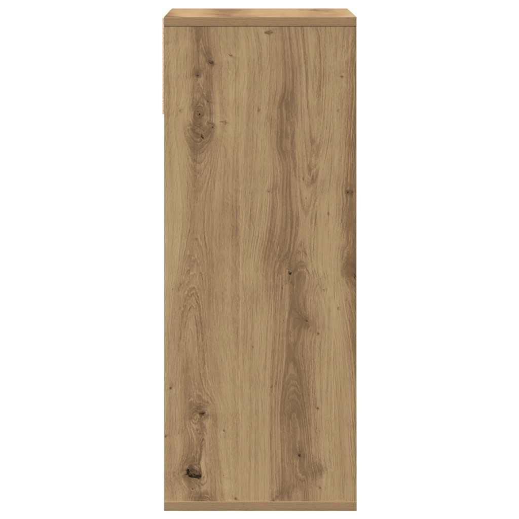 vidaXL Book Cabinet Artisan Oak 34x31x80 cm Engineered Wood