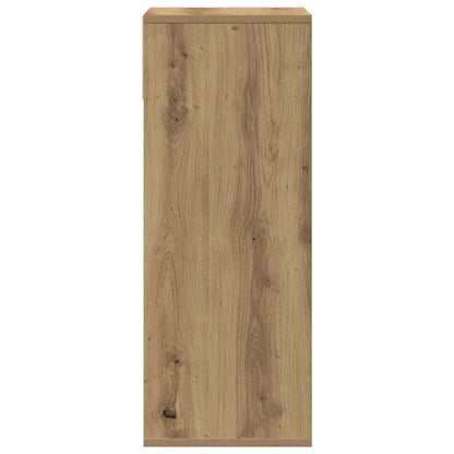 vidaXL Book Cabinet Artisan Oak 34x31x80 cm Engineered Wood
