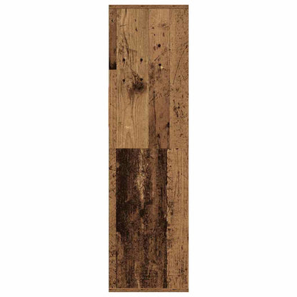 vidaXL Book Cabinet Old Wood 34x31x112 cm Engineered Wood