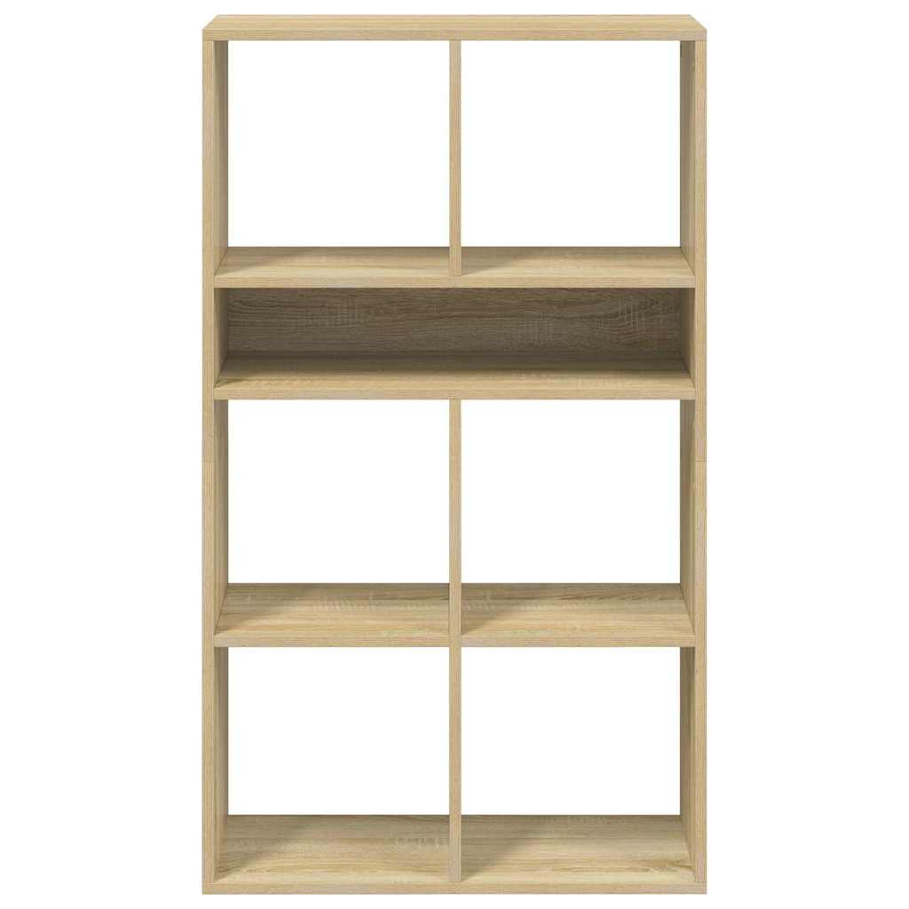 vidaXL Book Cabinet Sonoma Oak 66x31x112 cm Engineered Wood