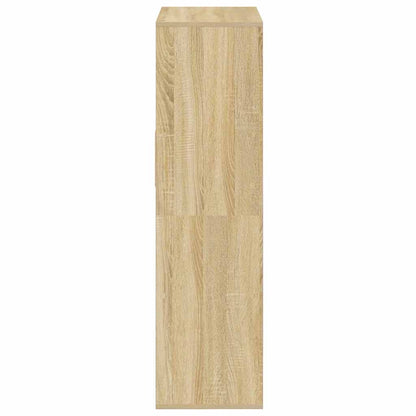 vidaXL Book Cabinet Sonoma Oak 66x31x112 cm Engineered Wood