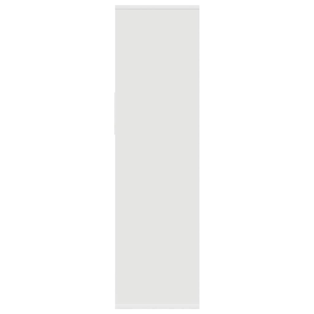 vidaXL Book Cabinet White 34x31x112 cm Engineered Wood