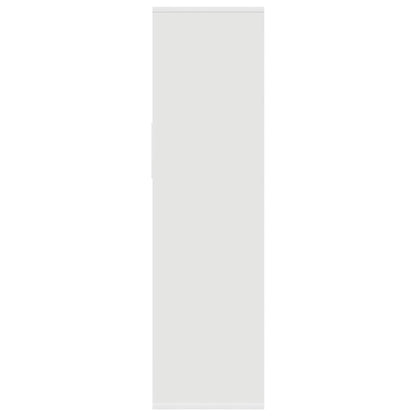vidaXL Book Cabinet White 34x31x112 cm Engineered Wood