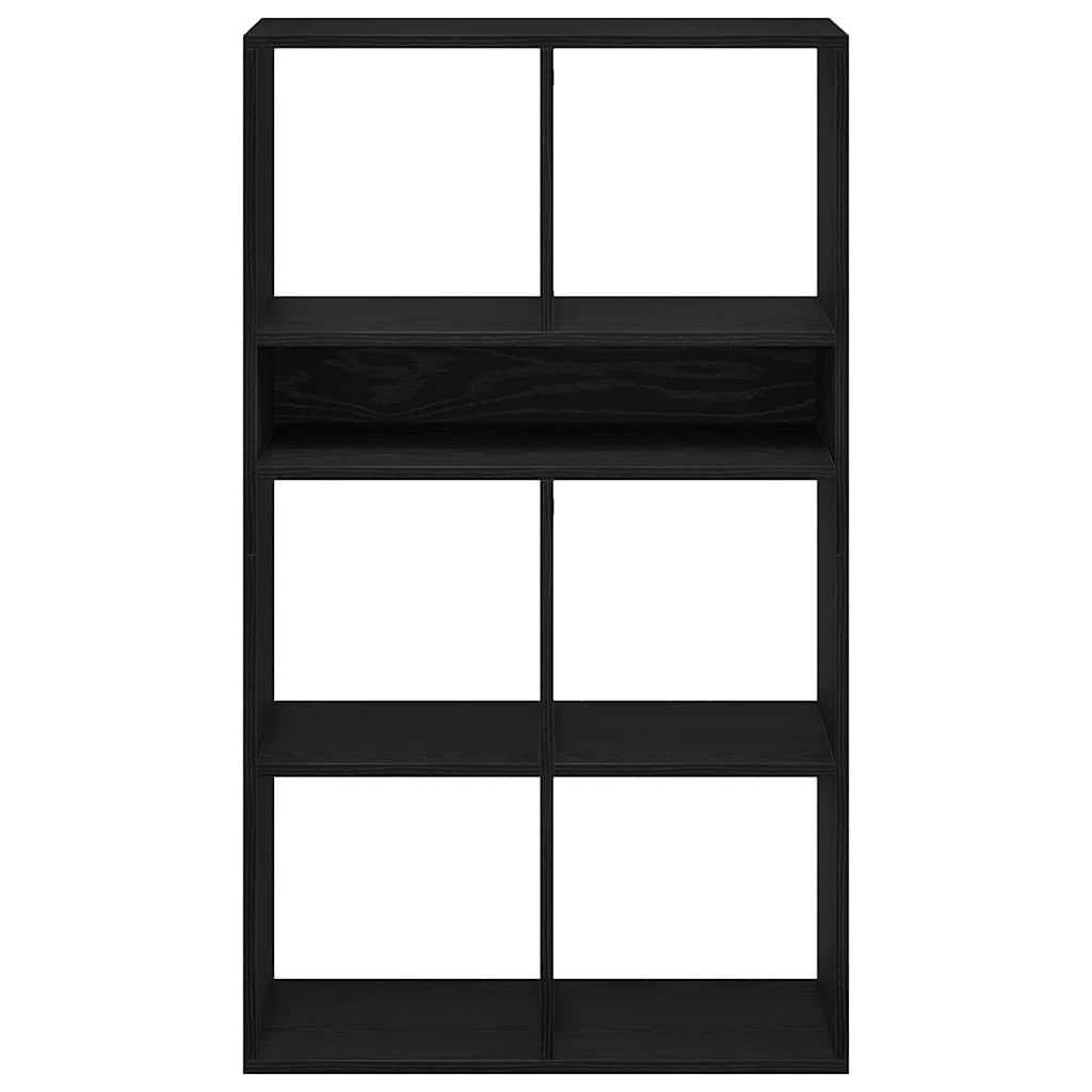 vidaXL Book Cabinet Black 66x31x112 cm Engineered Wood