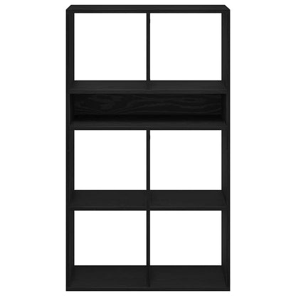 vidaXL Book Cabinet Black 66x31x112 cm Engineered Wood