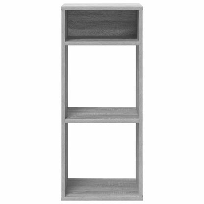 vidaXL Book Cabinet Grey Sonoma 34x31x80 cm Engineered Wood
