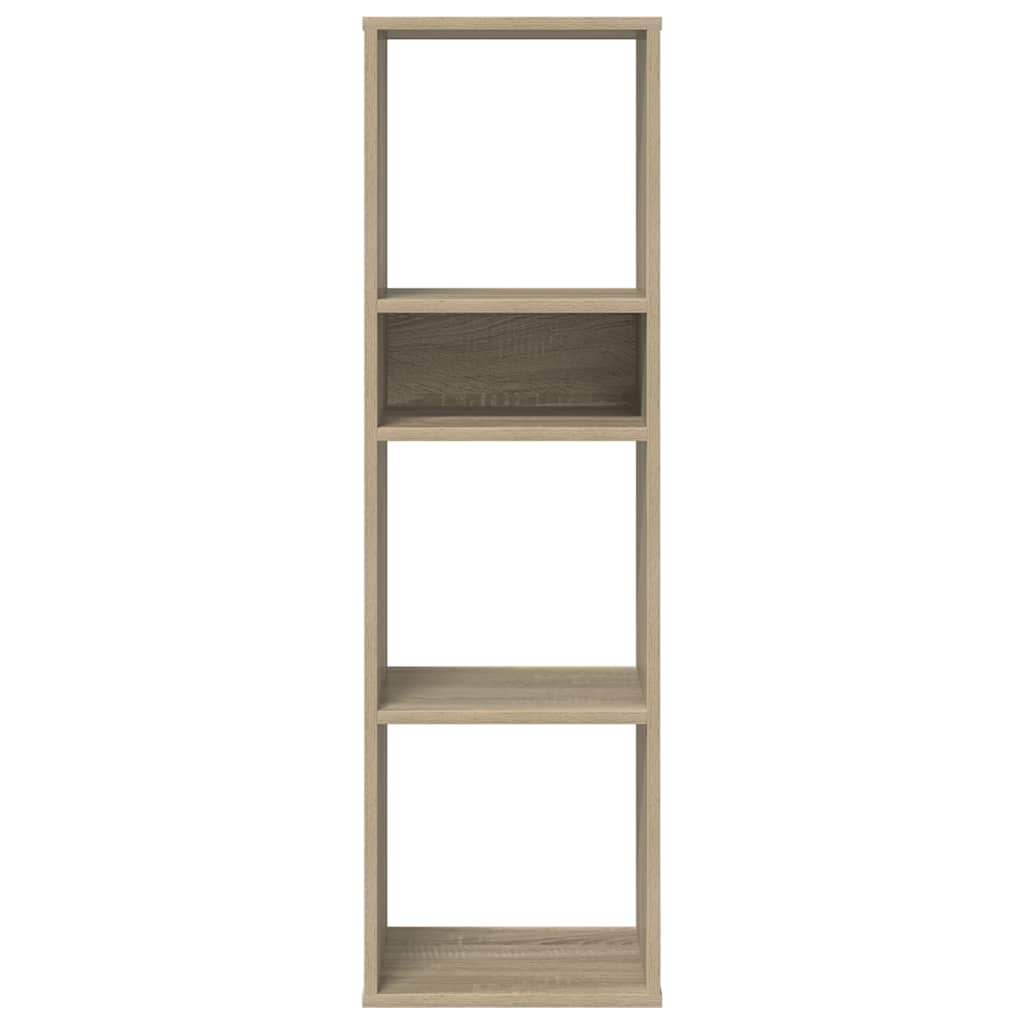 vidaXL Book Cabinet Sonoma Oak 34x31x112 cm Engineered Wood
