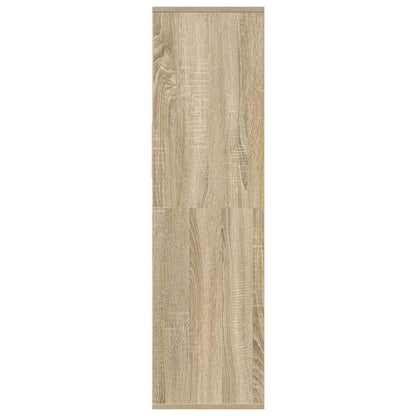 vidaXL Book Cabinet Sonoma Oak 34x31x112 cm Engineered Wood