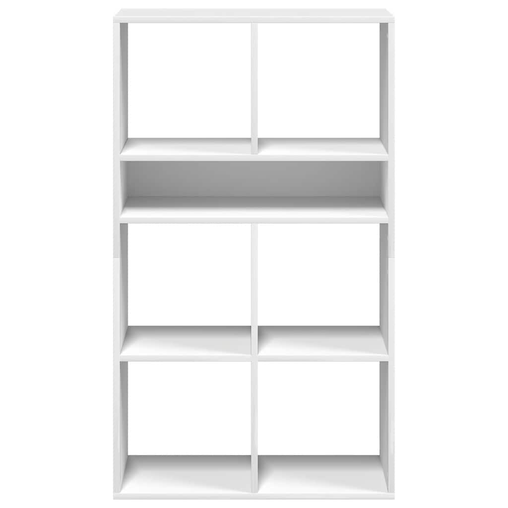 vidaXL Book Cabinet White 66x31x112 cm Engineered Wood
