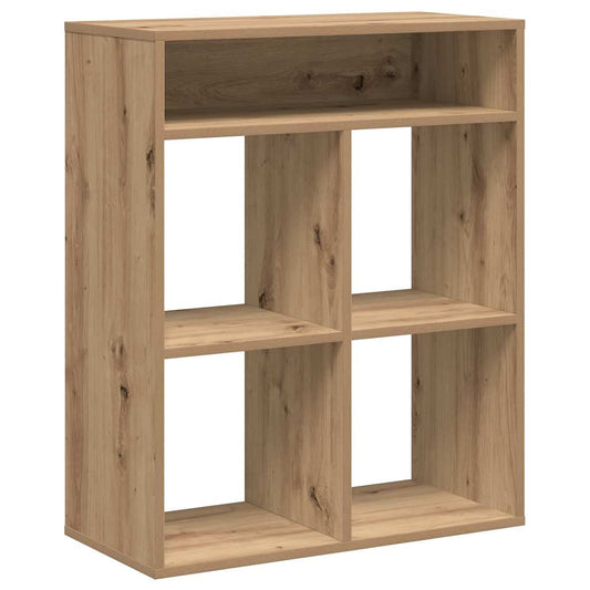 vidaXL Book Cabinet Artisan Oak 66x31x80 cm Engineered Wood
